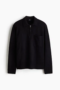 Regular-Fit Half-Zip Sweater