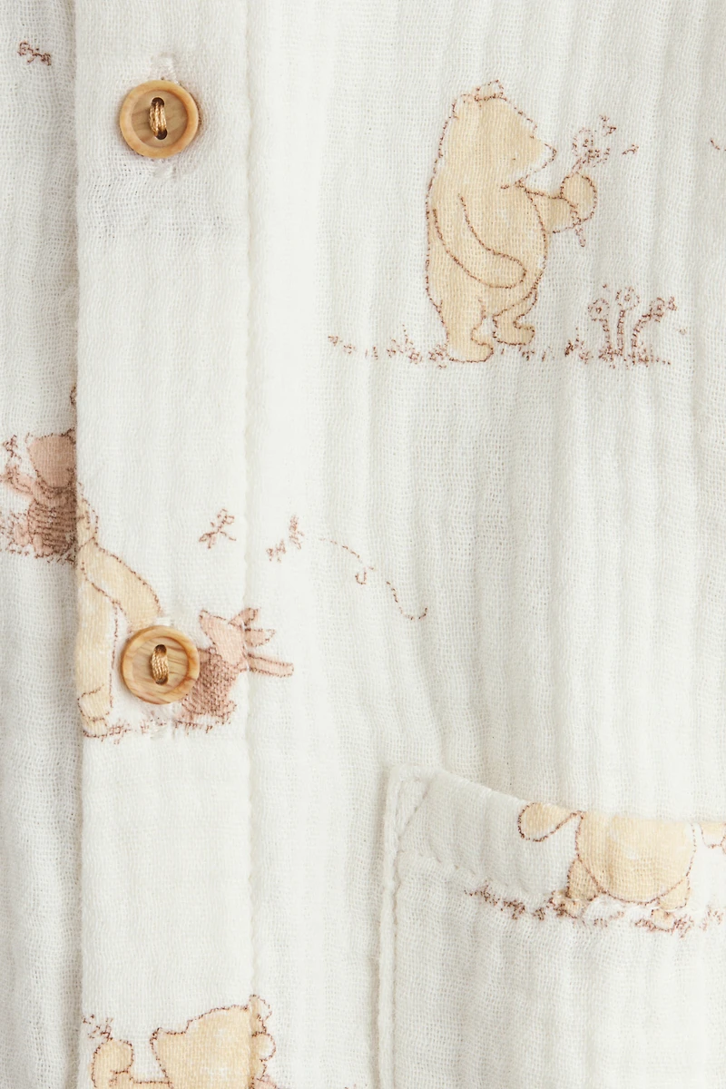 Combinaison en coton imprimé