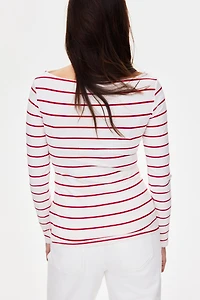 MAMA Boat-Neck Top