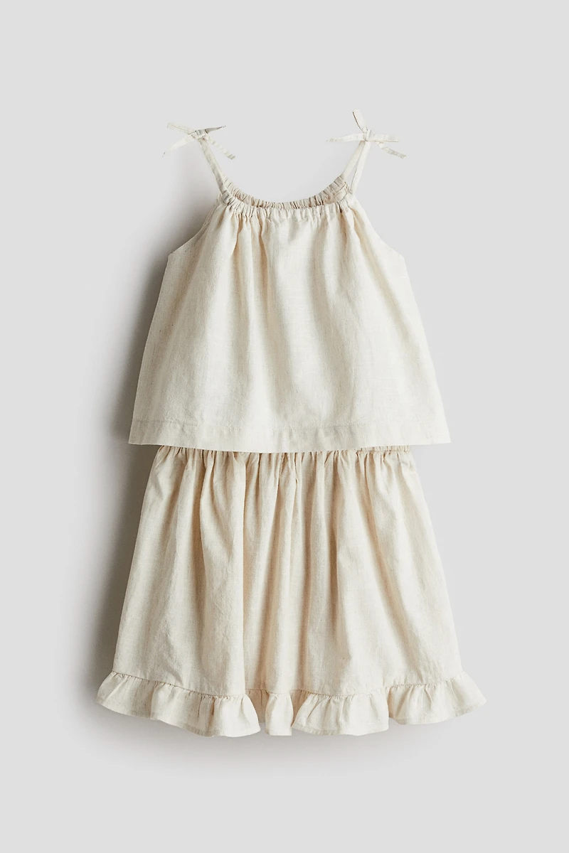 2-Piece Linen-Blend Set