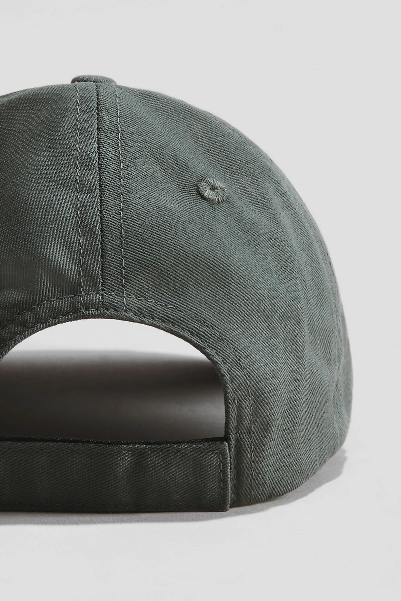 Casquette imprimée en sergé