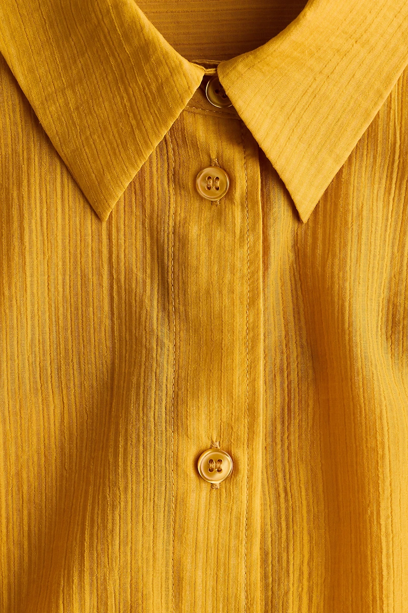 Chemise grande taille froissée