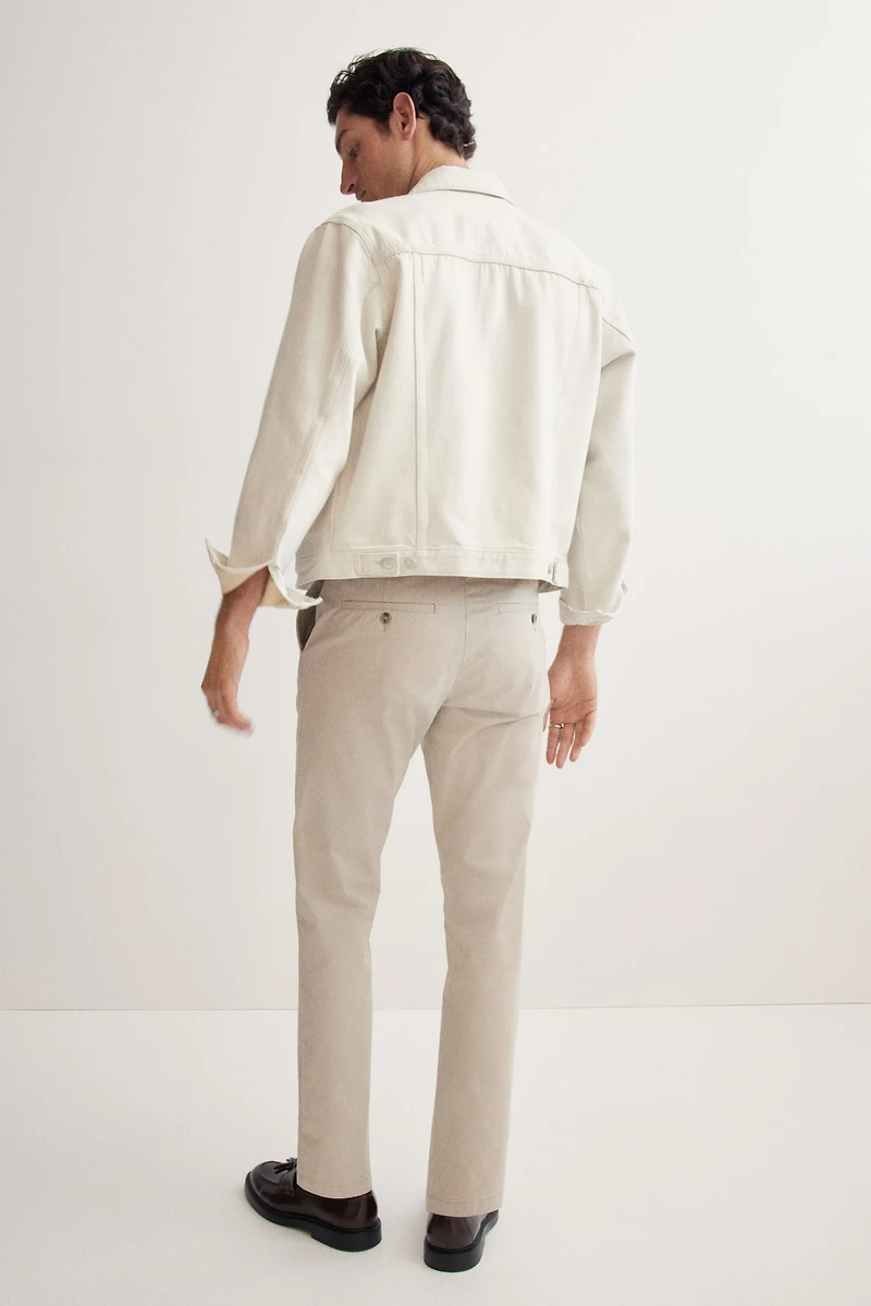 Slim-Fit Cotton Chinos