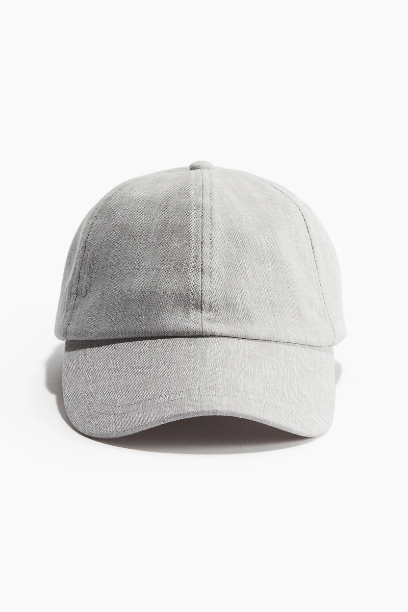 Linen-Blend Cap