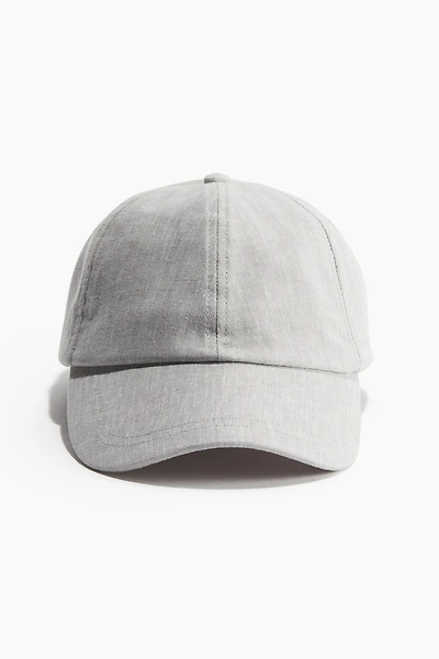 Linen-Blend Cap