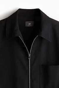 Regular-Fit Twill Overshirt