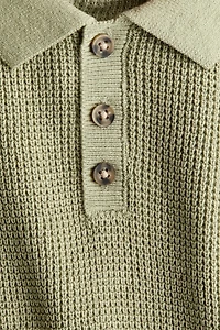 Cotton-Knit Polo Shirt