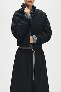 Cotton Skirt with Drawstring