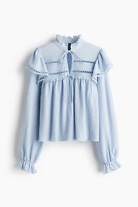 Textured Jersey Blouse