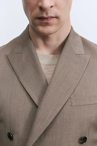 Regular-Fit Double-Breasted Jacket