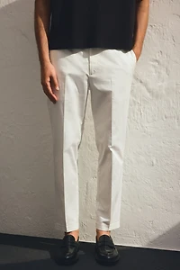 Slim-Fit Crop Pants