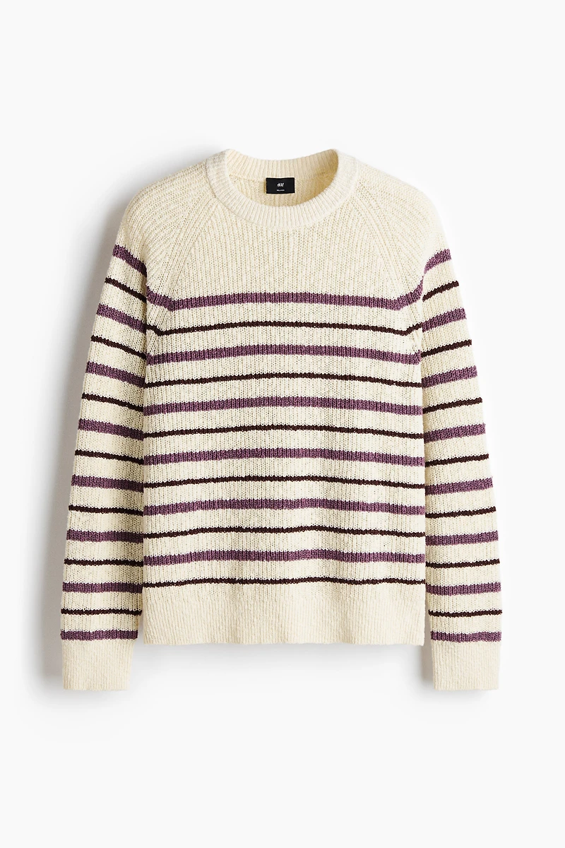 Relaxed-Fit Rib-Knit Sweater