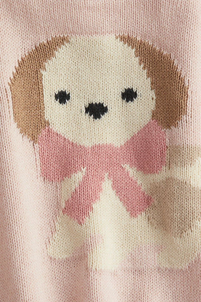 Jacquard-Knit Sweater