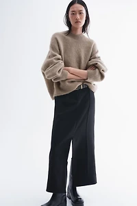 Brushed Mohair-Blend Sweater