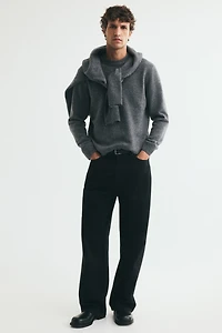 Regular-Fit Brushed Sweater