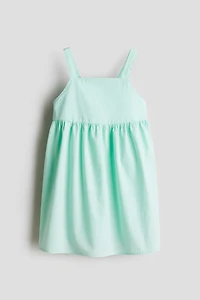 Tie-Detail Cotton Dress