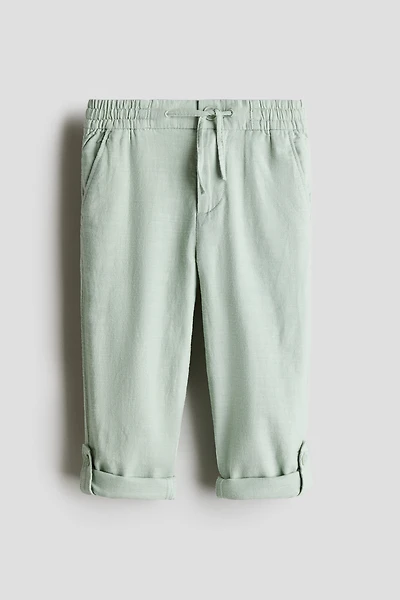Cotton Roll-Up Chinos