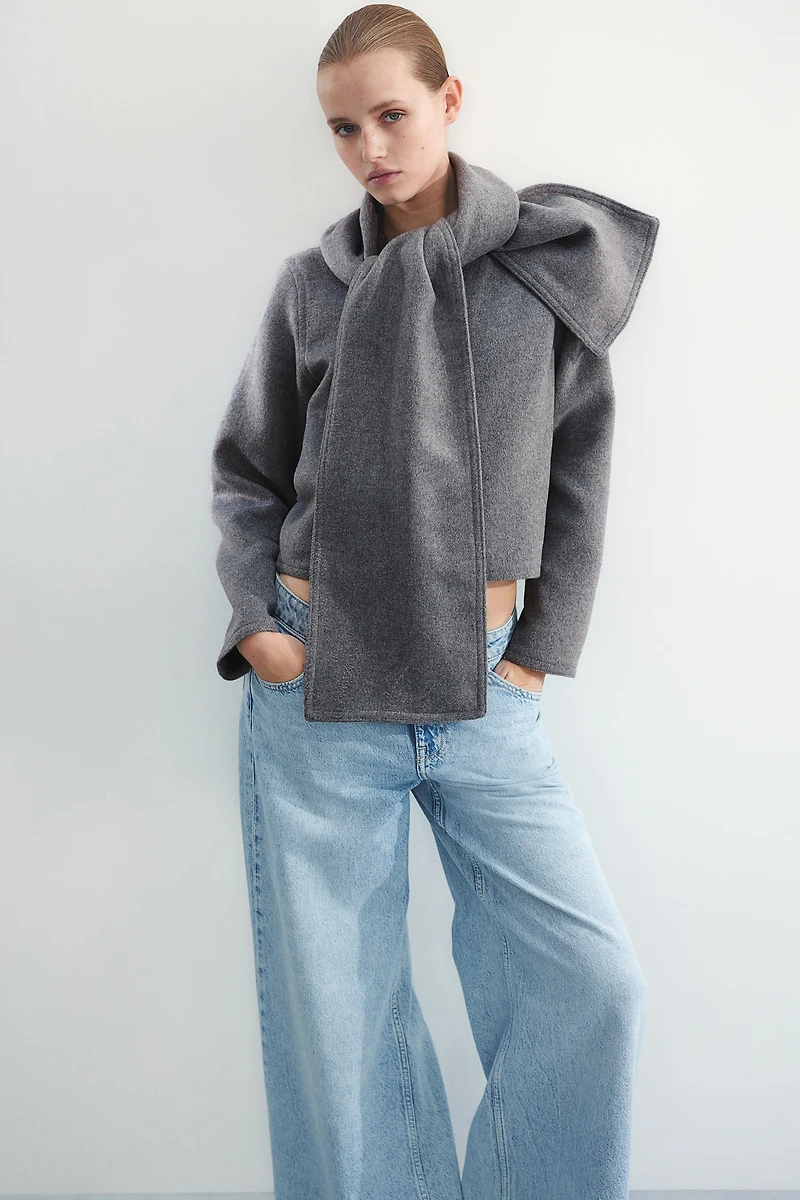 Felted Jacket with Scarf