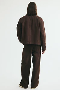 Loose-Fit Wide-Leg Twisted-Seam Jeans