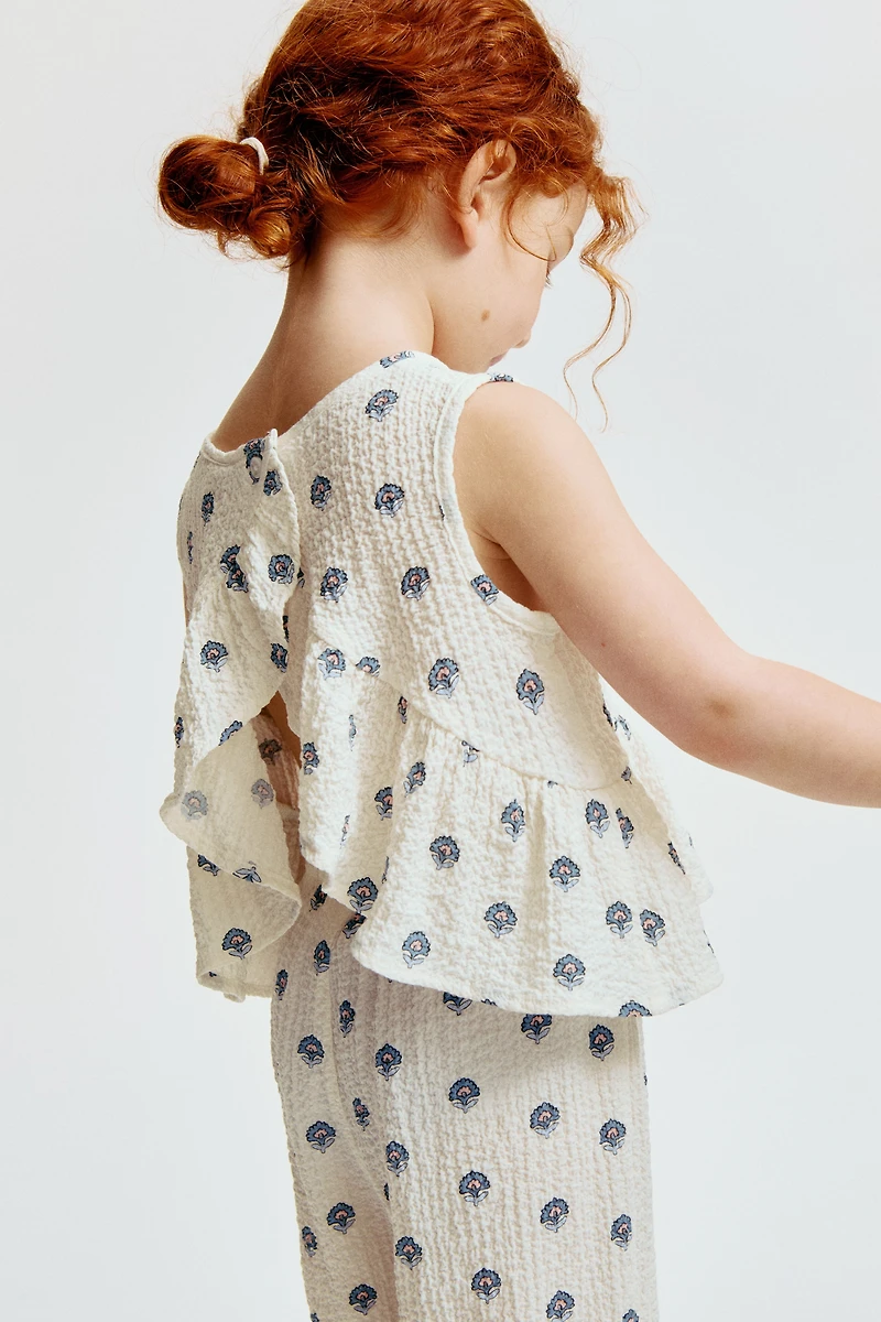 2-Piece Crinkled Jersey Set