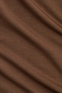 Modal-Blend Mock Turtleneck Top