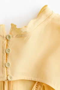 Ruffled Open-Back Dress