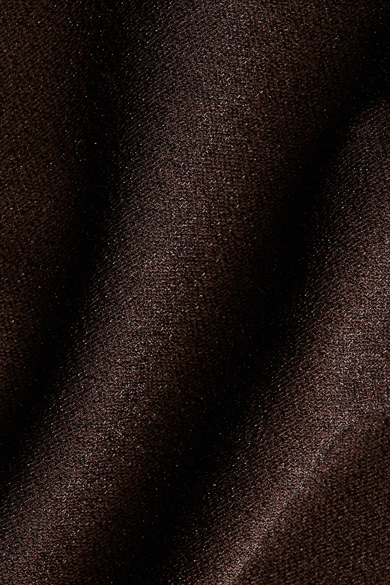 Robe à effet drapé avec bretelles fines