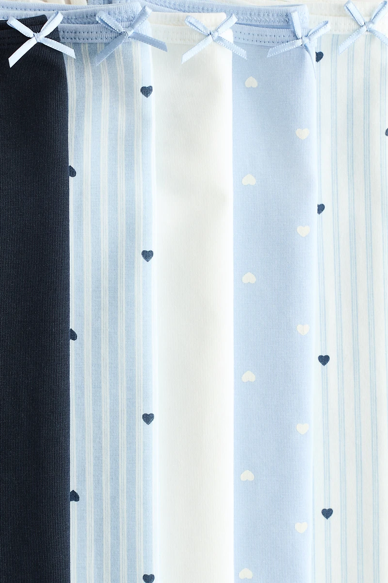 Lot de 5 débardeurs en jersey