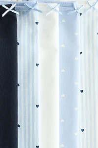 Lot de 5 débardeurs en jersey