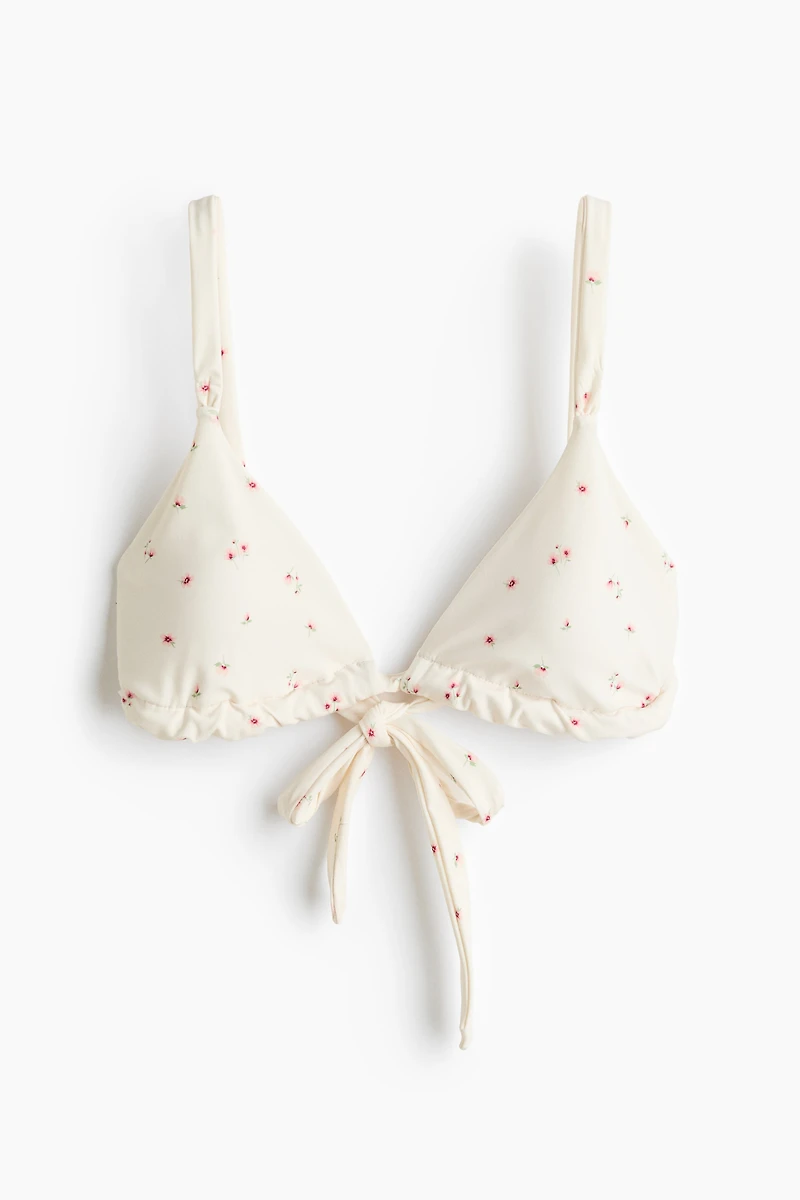 Haut de maillot triangle coussiné