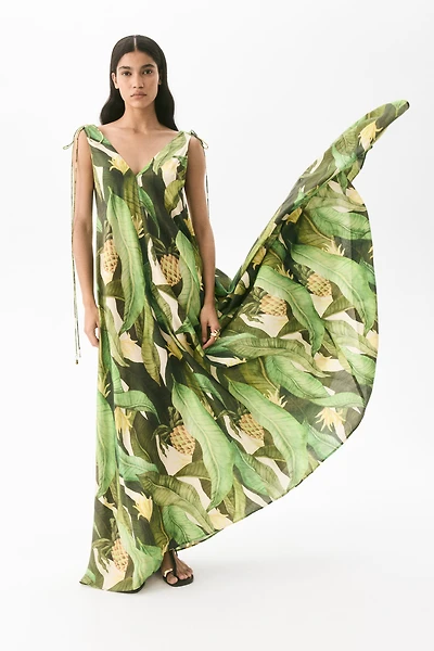 Robe maxi volumineuse