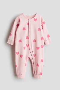 Patterned Pajama Jumpsuit