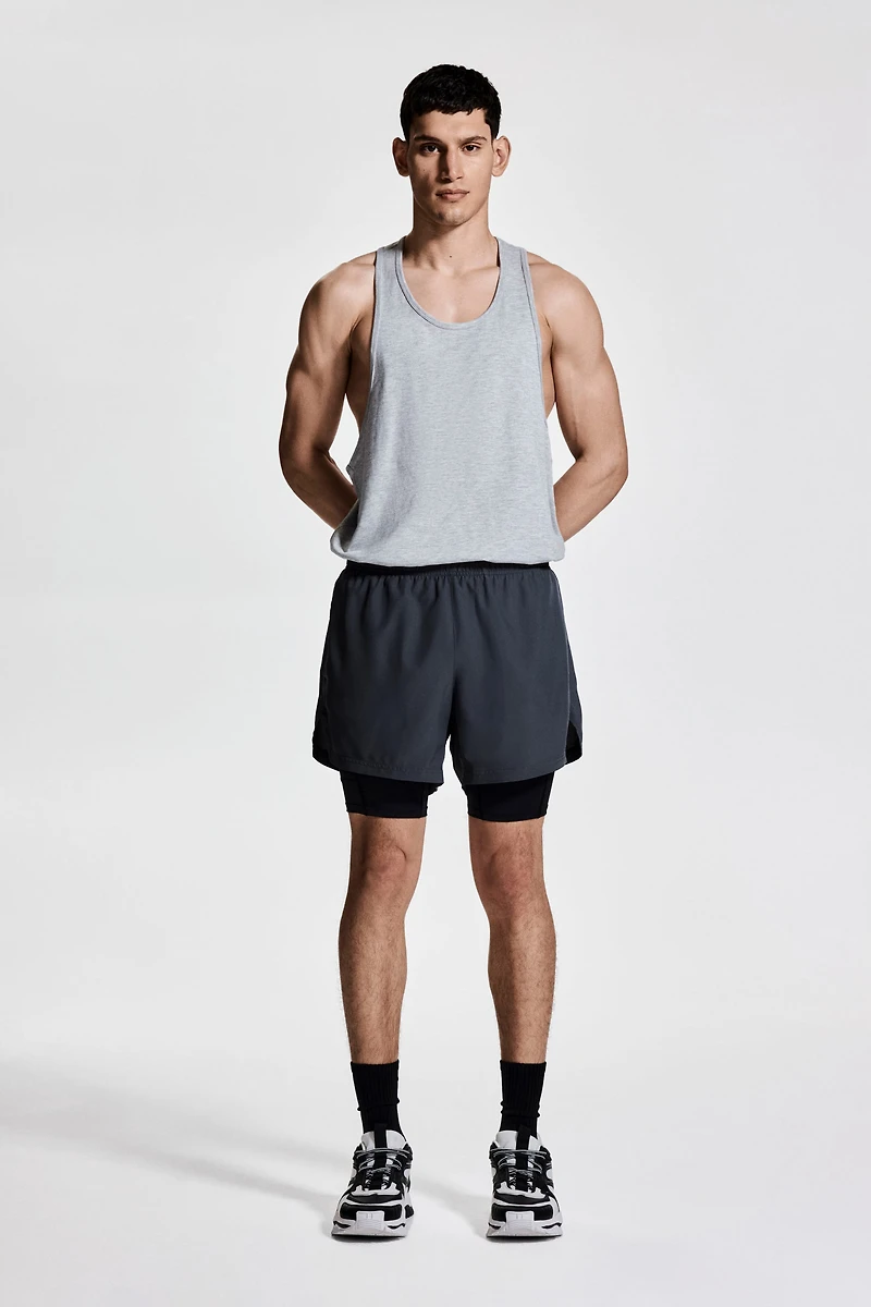 Double-Layered Sports Shorts with DryMove™
