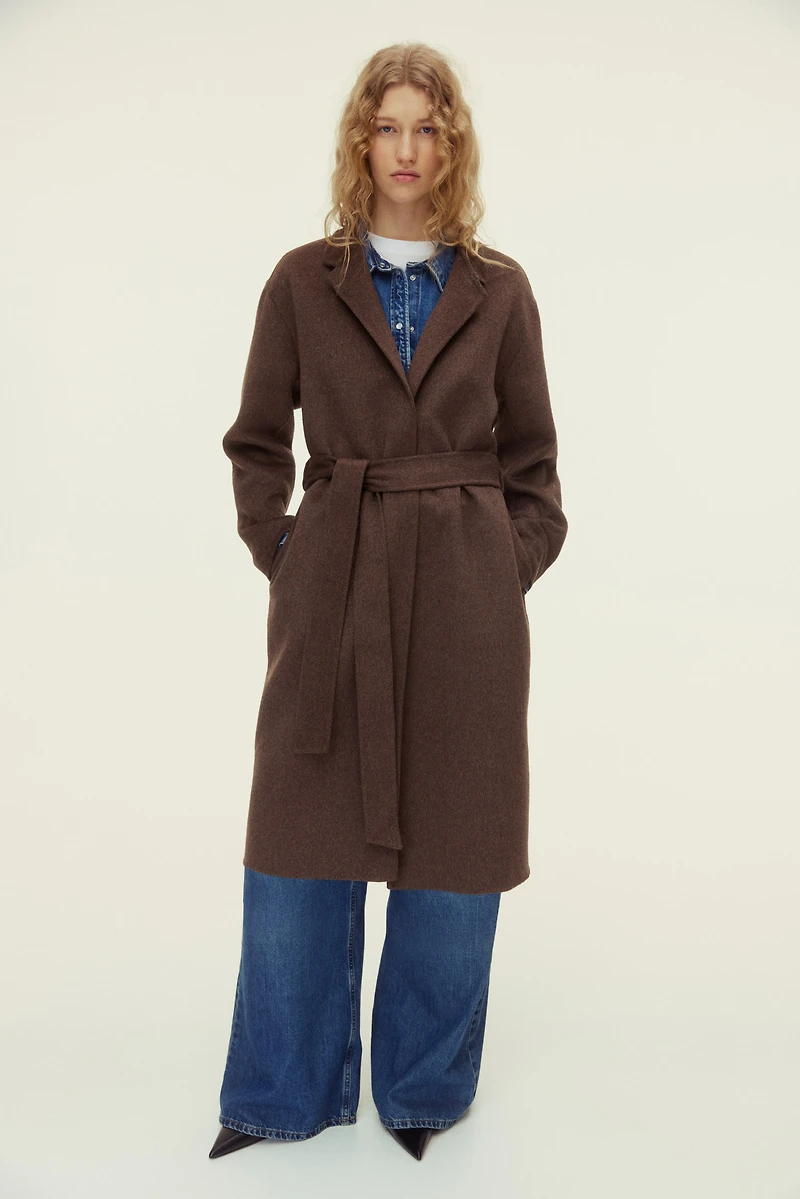 Handmade Wool-Blend Coat