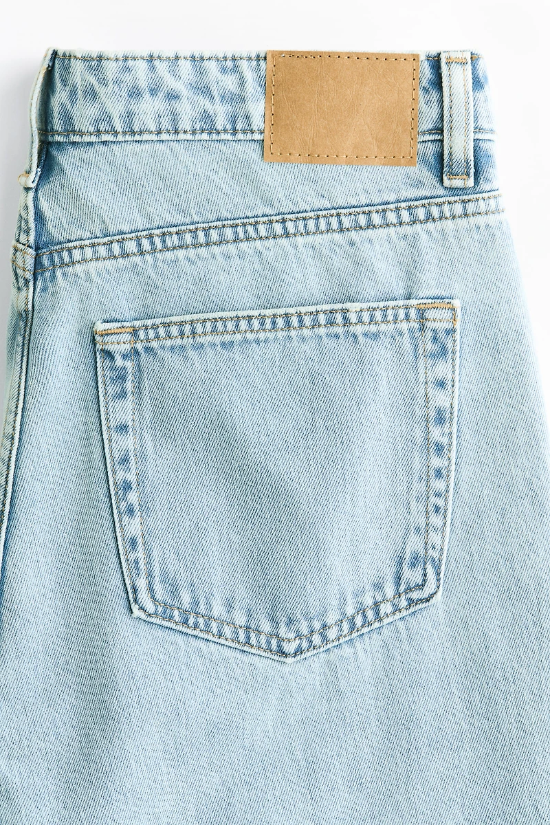 Barrel Regular Waist Ankle Jeans