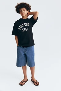 T-shirt ample imprimé
