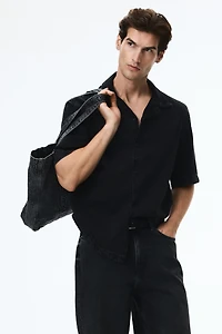 Barrel-Leg Loose-Fit Jeans