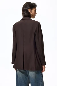 Blazer à fermeture droite