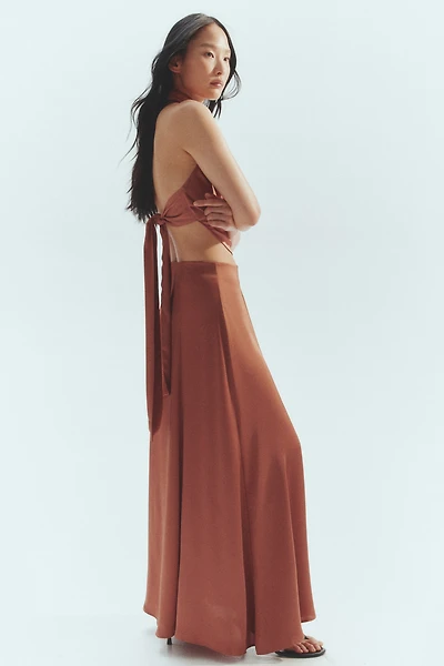 Satin Maxi Skirt