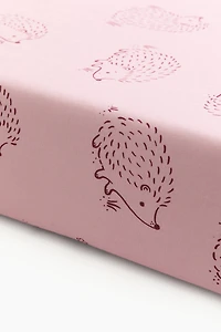 Patterned Cotton Fitted Sheet