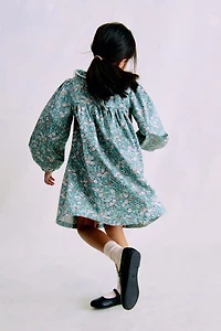 Floral-Print Cotton Dress