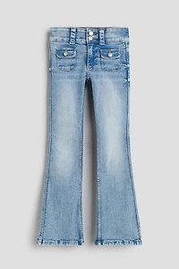 Jean Taille Basse à jambes semi-évasées