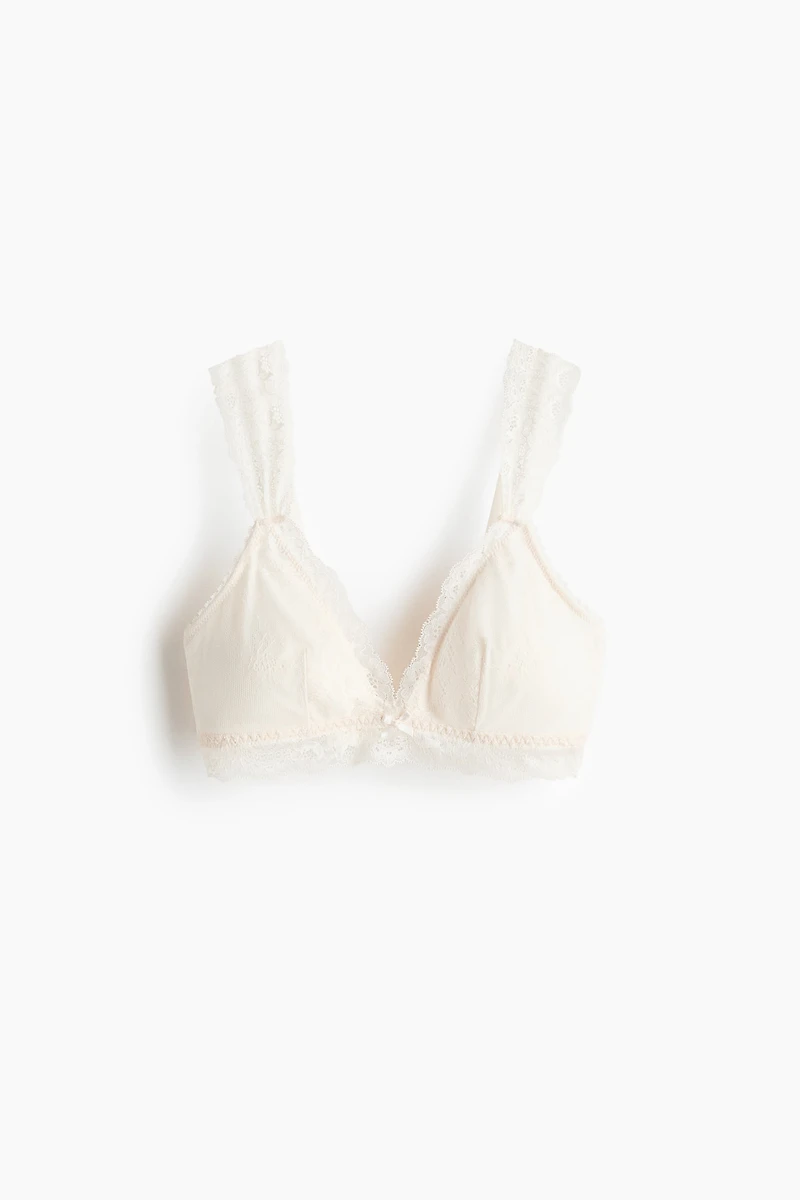 Padded Soft-Cup Lace Bra