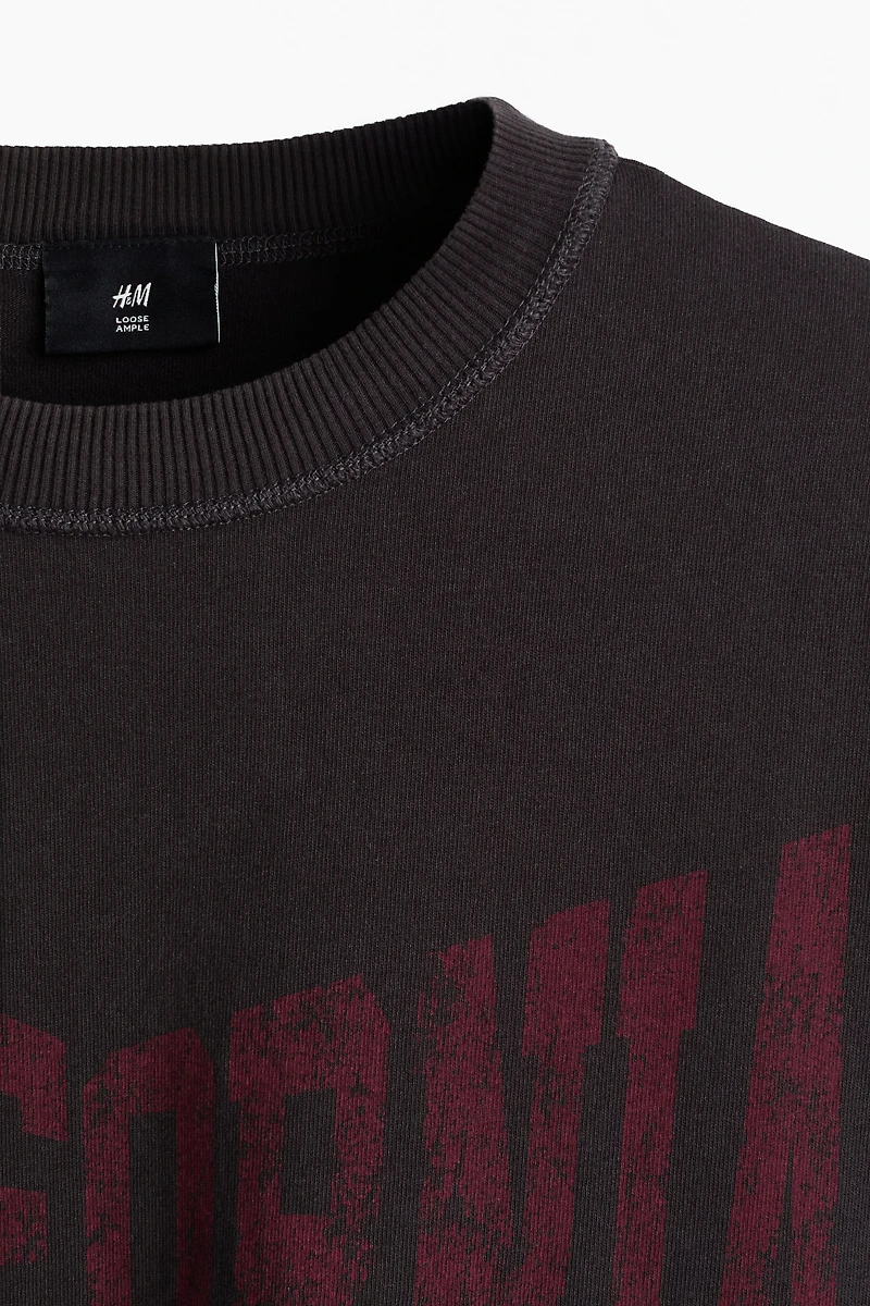 Loose-Fit Printed T-Shirt