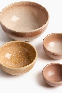 4-Piece Stoneware Bowl Set