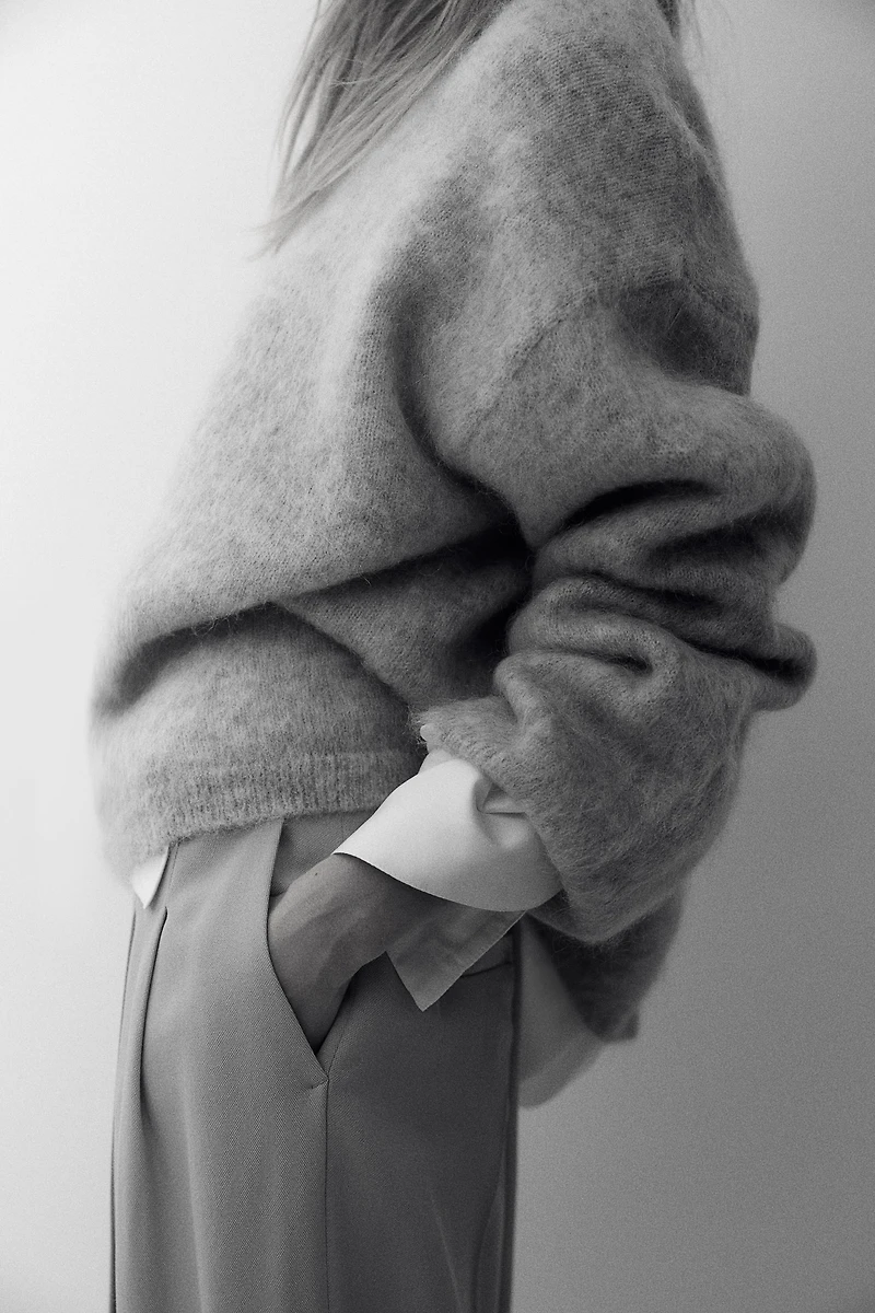 Oversized Mohair-Blend Sweater