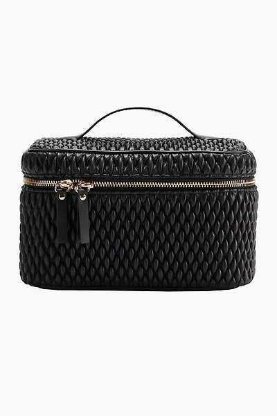 Quilted Boxy Makeup Bag