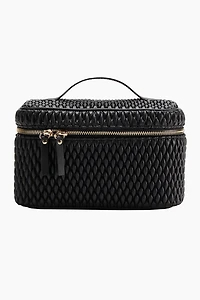 Quilted Boxy Makeup Bag