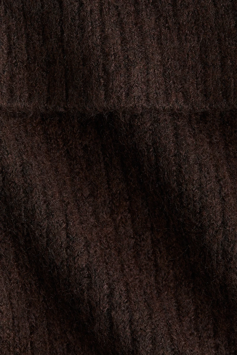 Rib-Knit Off-the-Shoulder Dress