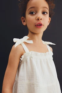 Robe en mousseline de coton